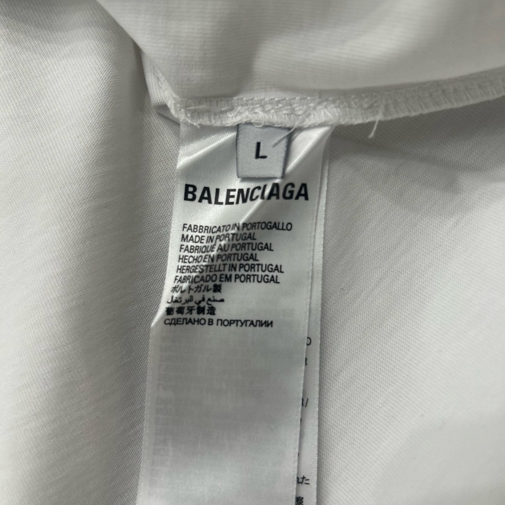Balenciaga Oversized 01 Jersey
Size L White Long Sleeve - Picture 3 of 3